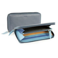 Дамски портфейл Mano Multicolorus 24 син/светлосин M17724BL/LBL