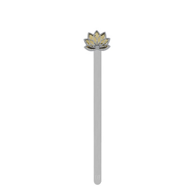 Разделител за книги Metalmorphose, Lotus Flower pearl gold MTMB238-02