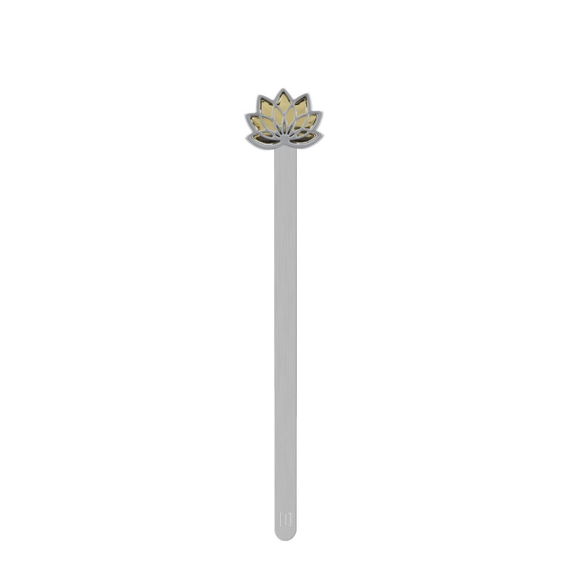 Разделител за книги Metalmorphose, Lotus Flower pearl gold MTMB238-02