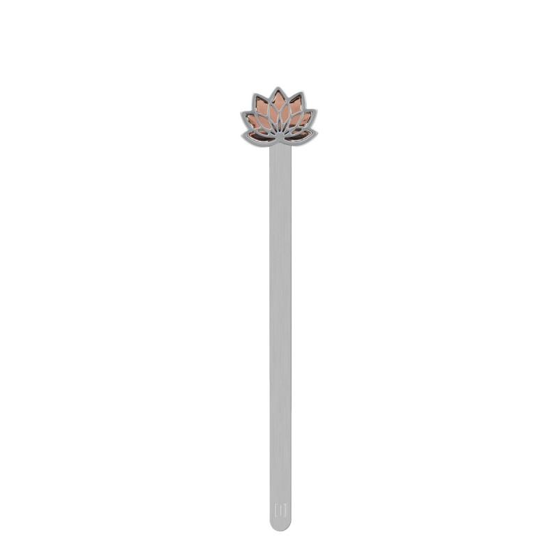 Разделител за книги Metalmorphose, Lotus Flower rosegold MTMB238-01