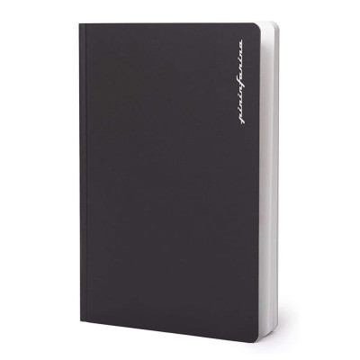Тетрадка Pininfarina Stone Paper, каменна хартия, черна PNF1421RUBK