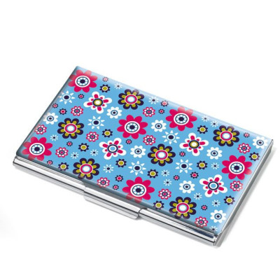 Визитник Troika-RETRO FLOWERS #CDC10-A119