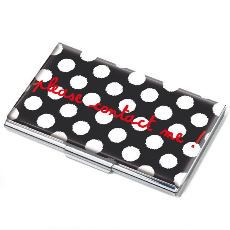 Визитник Troika-WHITE DOTS #CDC10-A114