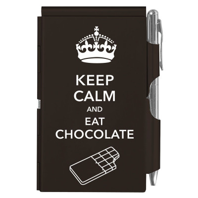 Бележник Troika- KEEP CALM CHOCOLATE,метал FN1582