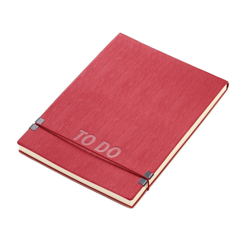 Бележник с ластик Troika-NOTES & TODO A6, червен NTD25/RD Бележник с ластик Troika-NOTES & TODO A6, червен NTD25/RD