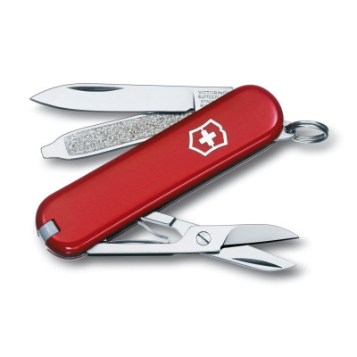 Швейцарски джобен нож Victorinox Classic red 0.6223.B1, блистер 0.6223.B1