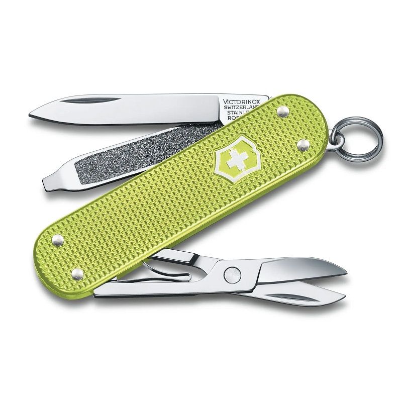 Швейцарски джобен нож Victorinox Classic Alox Lime Twist 0.6221.241G