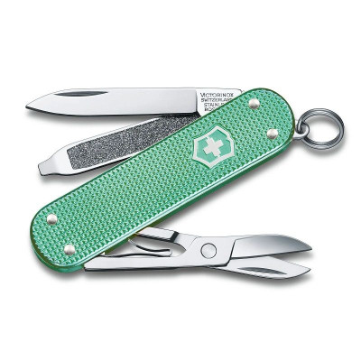 Швейцарски джобен нож Victorinox Classic Alox Minty Mint 0.6221.221G
