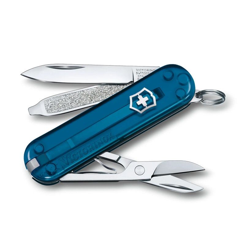 Швейцарски джобен нож Victorinox Classic SD Transparent Sky High 0.6223.T61G