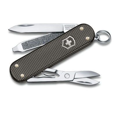 Швейцарски джобен нож Classic SD Alox Limited Edition LE2022, Thunder Gray 0.6221.L22