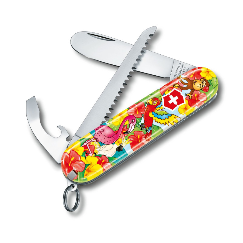 Швейцарски джобен нож Victorinox Children Set, Parrot Edition 0.2373.E3