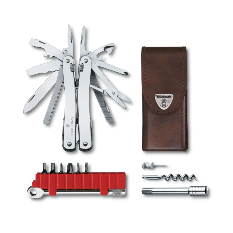 Швейцарски джобен инструмент Victorinox Swiss Tool Spirit X Plus Ratchet 3.0236.L