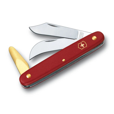 Нож за присаждане и подразване Victorinox Budding and Pruning Knife 3, червен 3.9116.B1