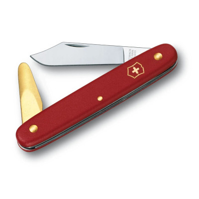 Нож за присаждане и подрязване на пъпки Victorinox Budding Knife 2, червен 3.9110.B1