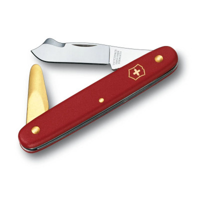 Нож за присаждане и подрязване на пъпки Victorinox Budding Knife Combi 2, червен 3.9140