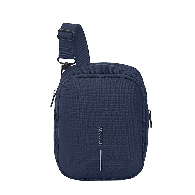 Чанта за през рамо/тяло XD-design Boxy Sling, морскосиня P705.955