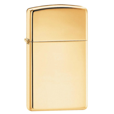 Запалка Zippo 1654B Slim® High Polish Brass 1654B