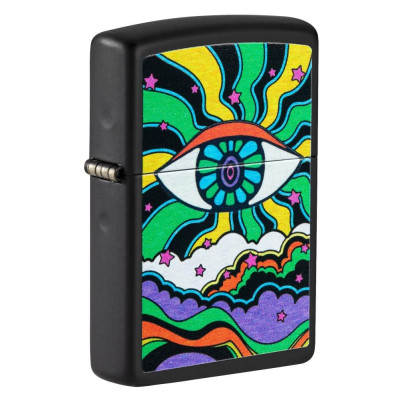 Запалка Zippo Black Light Eye Design 49699