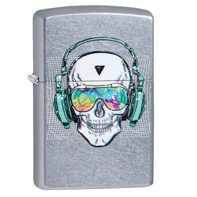 Запалка Zippo, Skull Headphone Design 29855