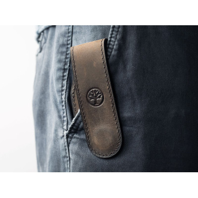 Кожен калъф Boker Solingen Magnetic Leather Pouch Brown Large, кафяв 09BO292 Кожен калъф Boker Solingen Magnetic Leather Pouch Brown Large, кафяв 09BO292