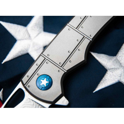 Джобен нож Boker Plus P-51 Damast 01BO910DAM Джобен нож Boker Plus P-51 Damast 01BO910DAM