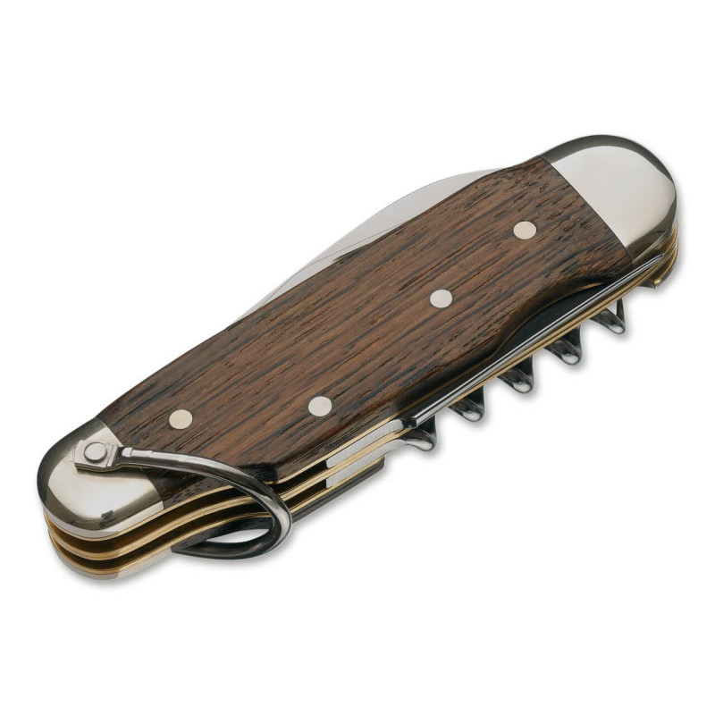 Джобен нож Boker Solingen Camp Knife Smoked Oak 110183