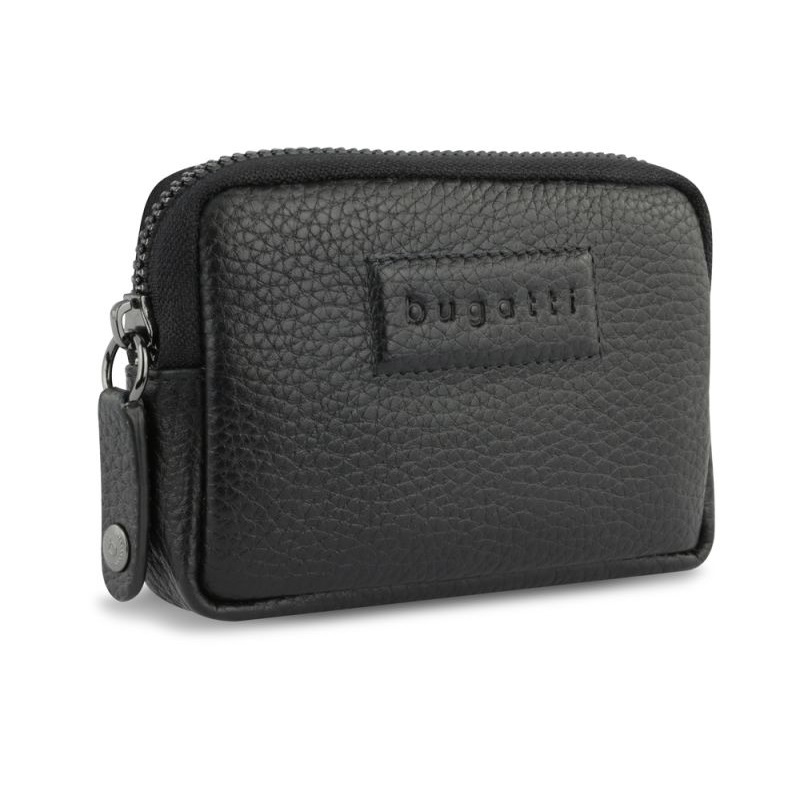 Кожен калъф за ключове Bugatti Elsa, черен 49 4621 01
