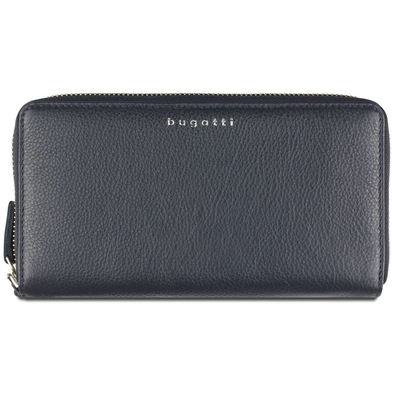 Кожен портфейл Bugatti LADY TOP с цип, тъмносин 49 6101 05