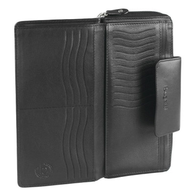 Кожен портфейл Bugatti Vertice дамски,чeрен 24CC 49 3192 01