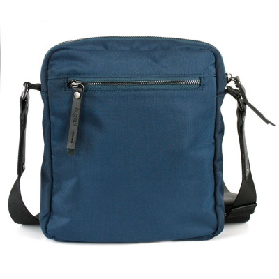 Чанта Bugatti Contratempo, полиестер, вертикална, средна, синя 49 8250 05