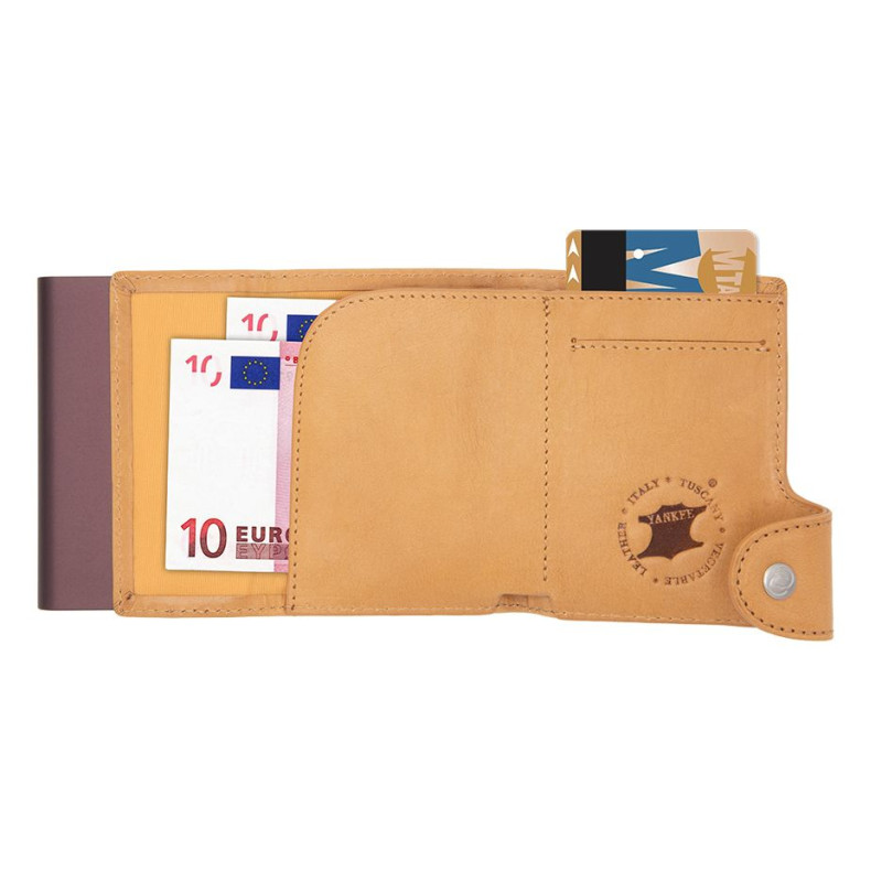 Картодържател C-SECURE с портфейл, Gun CS-VWCH001-BR-BR