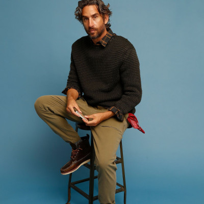 Джобен нож Deejo 37g, Olive wood / Gemini 1GB000182