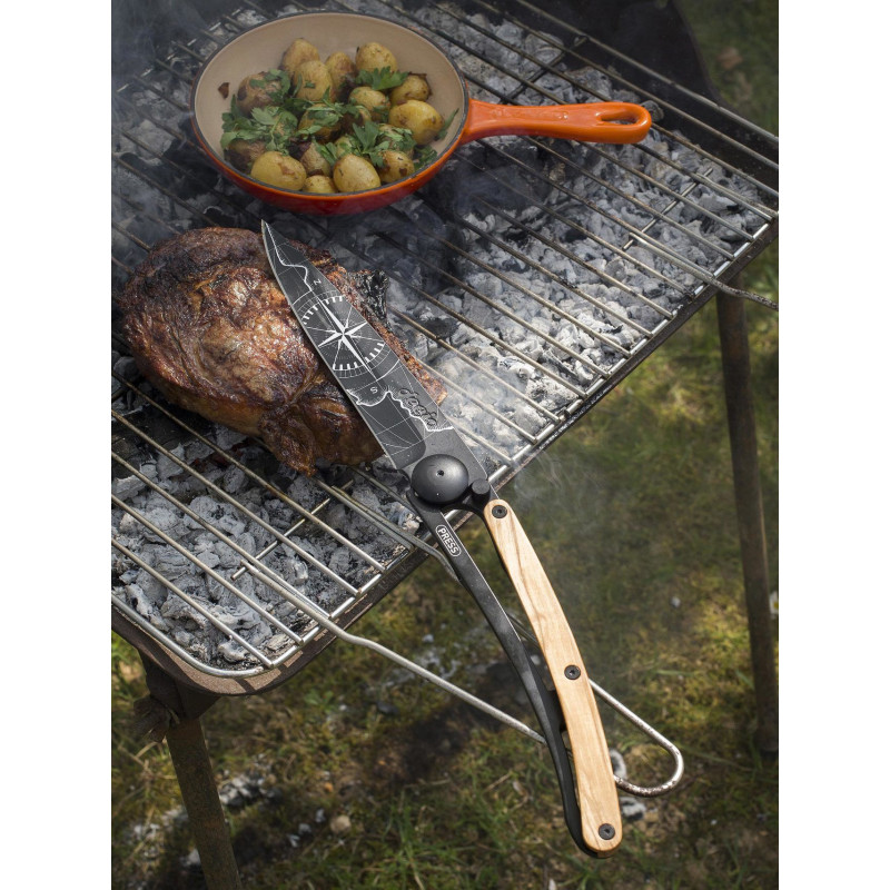 Сгъваем нож Deejo 390g, Olive wood / Terra Incognita 3GB000054