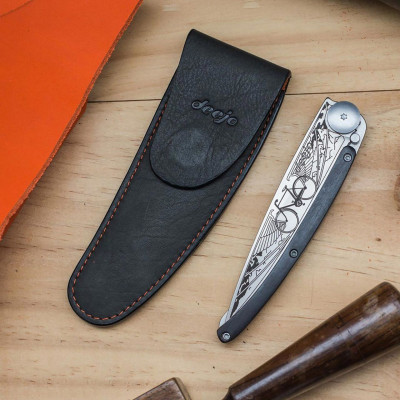 Калъф за ножове Deejo 37g, Belt leather sheath mocca DEE000505 Калъф за ножове Deejo 37g, Belt leather sheath mocca DEE000505