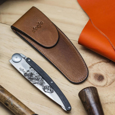 Калъф за ножове Deejo 37g, Belt leather sheath natural DEE000504 Калъф за ножове Deejo 37g, Belt leather sheath natural DEE000504