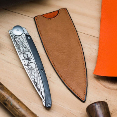 Калъф за ножове Deejo 37g, leather sheath natural DEE000500 Калъф за ножове Deejo 37g, leather sheath natural DEE000500