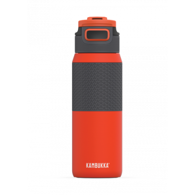 Бутилка за вода двустенна, 750мл, Kambukka Elton Insulated с капак 3 в 1 Snapclean®, оранжева 11-03014 Бутилка за вода двустенна, 750мл, Kambukka Elton Insulated с капак 3 в 1 Snapclean®, оранжева 11-03014