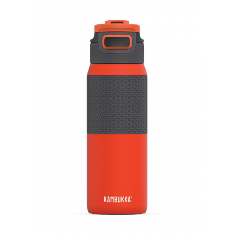 Бутилка за вода двустенна, 750мл, Kambukka Elton Insulated с капак 3 в 1 Snapclean®, оранжева 11-03014 Бутилка за вода двустенна, 750мл, Kambukka Elton Insulated с капак 3 в 1 Snapclean®, оранжева 11-03014