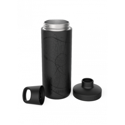 Бутилка за вода двустенна Kambukka Reno Insulated с капак 2 в 1 Twist, 500 мл, 100% Hasselt 11-05016