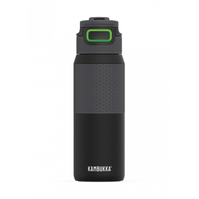 Бутилка за вода двустенна, 750мл, Kambukka Elton Insulated с капак 3 в 1 Snapclean®, черна 11-03012 Бутилка за вода двустенна, 750мл, Kambukka Elton Insulated с капак 3 в 1 Snapclean®, черна 11-03012