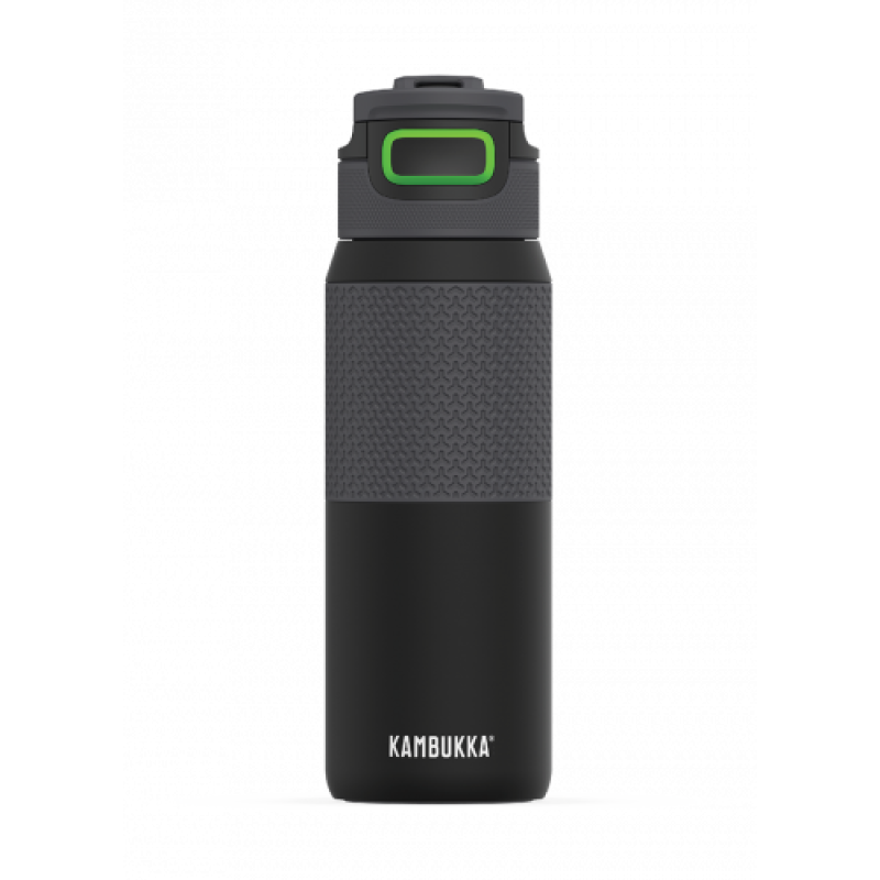 Бутилка за вода двустенна, 750мл, Kambukka Elton Insulated с капак 3 в 1 Snapclean®, черна 11-03012 Бутилка за вода двустенна, 750мл, Kambukka Elton Insulated с капак 3 в 1 Snapclean®, черна 11-03012