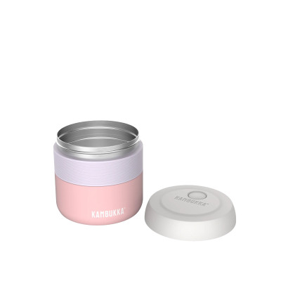 Кутия за храна и напитки, 400 мл, Kambukka Bora с винтов капак, Baby Pink 11-06011 Кутия за храна и напитки, 400 мл, Kambukka Bora с винтов капак, Baby Pink 11-06011