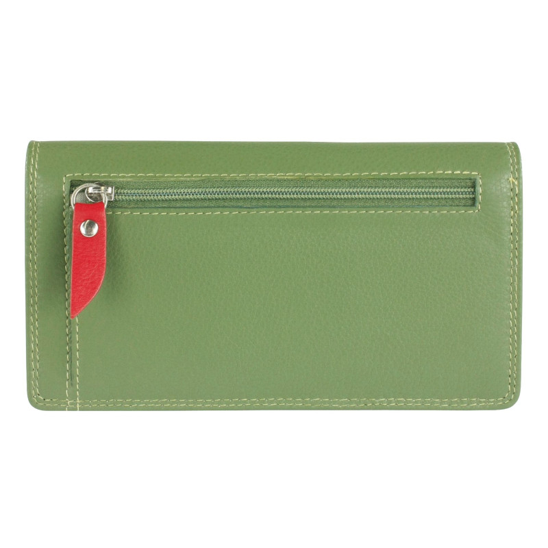 Дамски портфейл Mano Multicolorus 06 зелен/светлозелен M17706GR/LGR