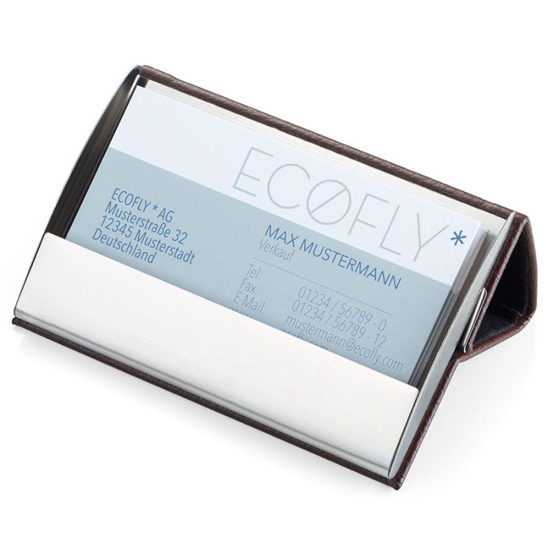 Визитник Troika-CARD STAND, кафяв CDC15-04/BR Визитник Troika-CARD STAND, кафяв CDC15-04/BR