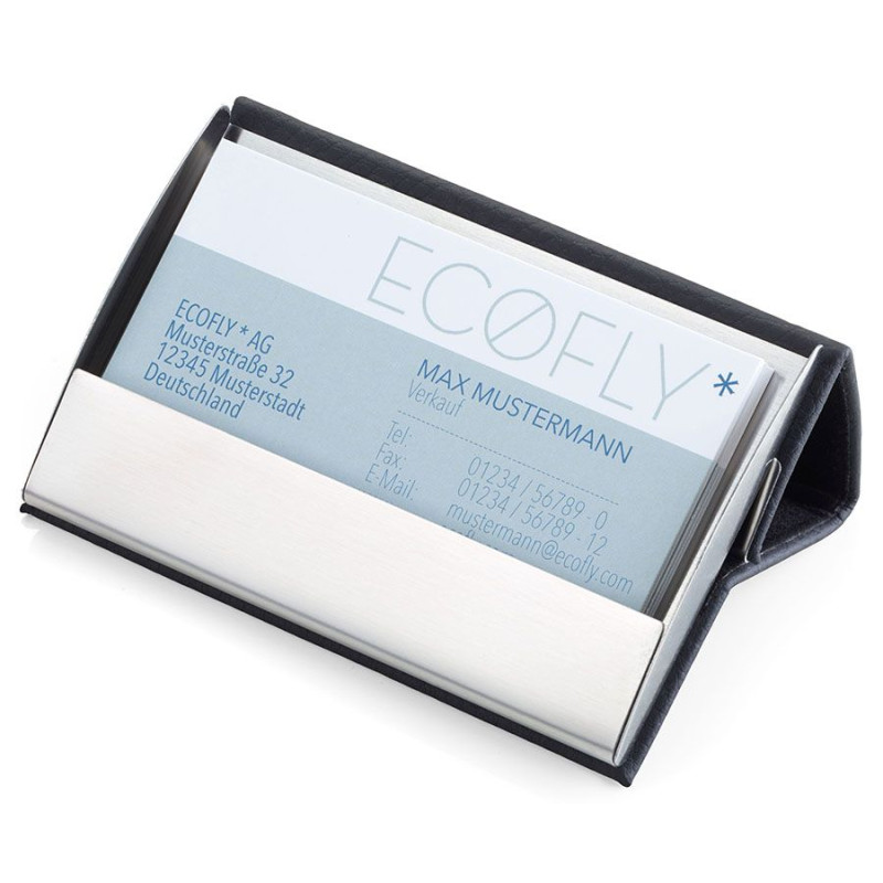 Визитник Troika-CARD STAND, черен CDC15-04/BK