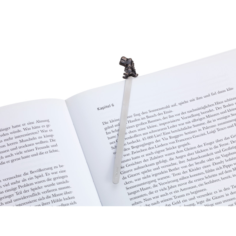 Разделител за книги Troika-BOOKMARK T-REX BKM27/GM