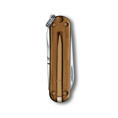 Швейцарски джобен нож Victorinox Classic SD Transparent Chocolate Fudge 0.6223.T55G