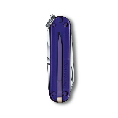 Швейцарски джобен нож Victorinox Classic SD Transparent Persian Indigo 0.6223.T29G