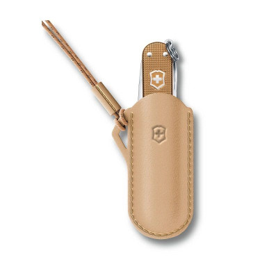 Кожен калъф Victorinox Leather Pouch, Wet Sand 4.0670.49 Кожен калъф Victorinox Leather Pouch, Wet Sand 4.0670.49