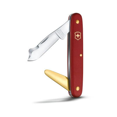 Нож за присаждане и подрязване на пъпки Victorinox Budding Knife Combi 2, червен 3.9140 Нож за присаждане и подрязване на пъпки Victorinox Budding Knife Combi 2, червен 3.9140